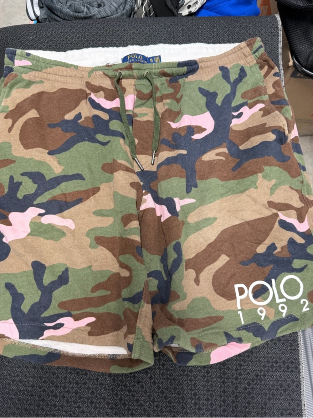 Polo by Ralph Lauren 1992 Camo Tee in Green/Brown/Navy/Pink